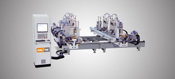 Cửa sổ UPVC CNC Máy hàn ngang 8 điểm