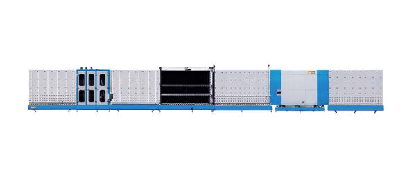 Modelo rápido - Linha de produção de vidro isolante vertical