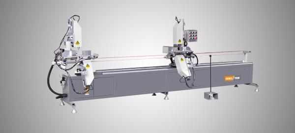 Máquina fresadora de fenda de água de cabeça dupla UPVC para janela