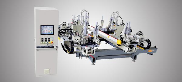 UPVC ウィンドウ CNC 横型 6 点溶接機