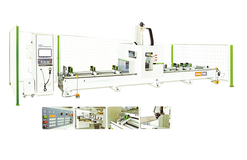 Aluminum Curtain Wall Machining Center Function